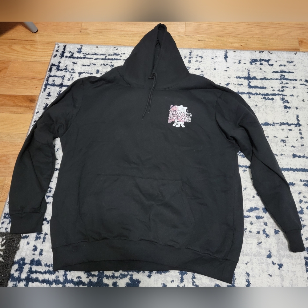 Black TOKYO JAPAN Hoodie XXL